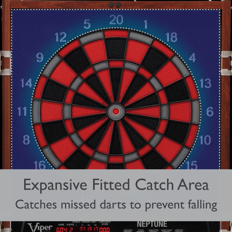 Viper Neptune Electronic Dartboard and Cabinet Hybrid, 15.5" Regulation Target - Image 10