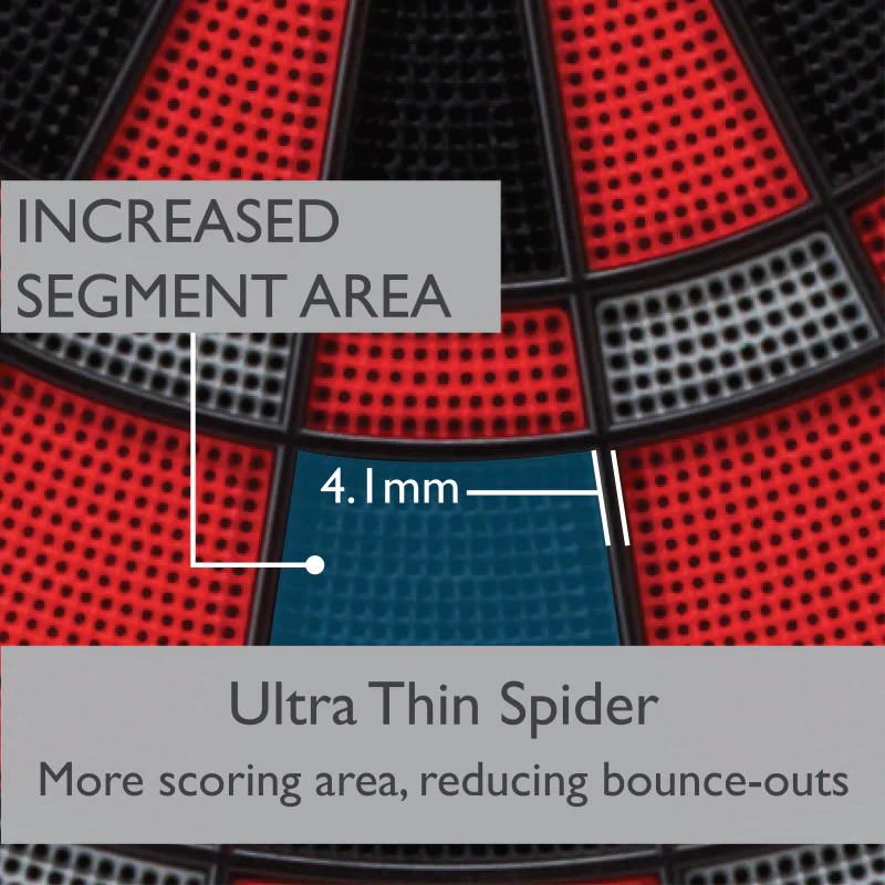 Viper Neptune Electronic Dartboard and Cabinet Hybrid, 15.5" Regulation Target - Image 11