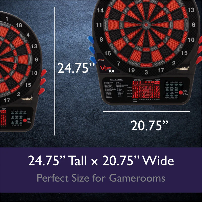 Viper 800 Electronic Dartboard, 15.5" Regulation Target - Image 14