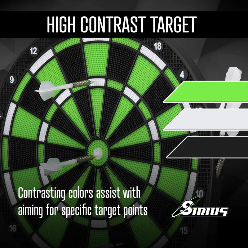 Fat Cat Sirius Electronic Dartboard, 13.5" Compact Target - Image 7
