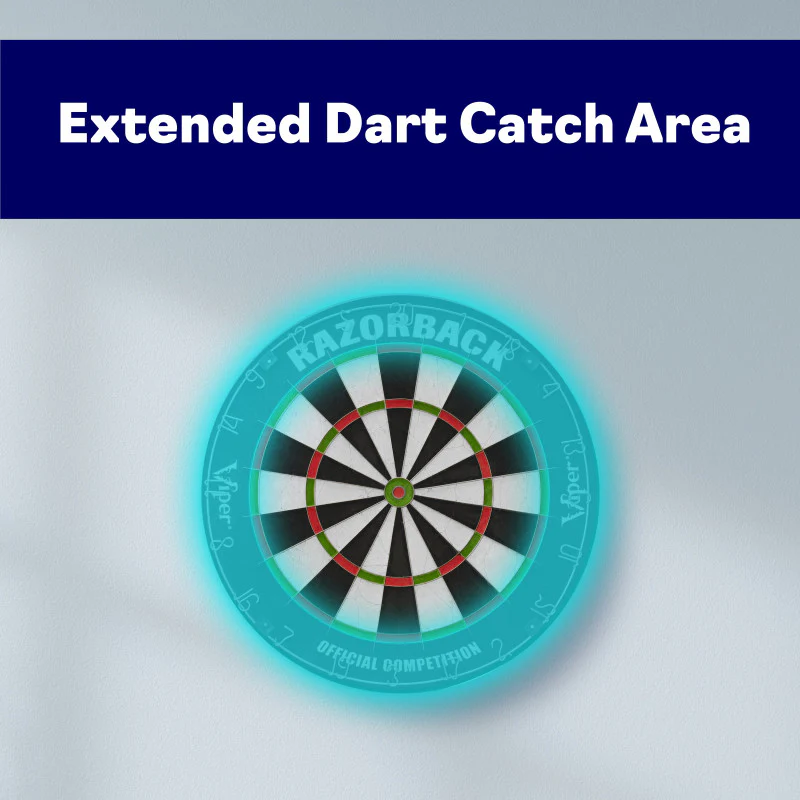 Viper Razorback Sisal Dartboard WDF Accredited - Image 7