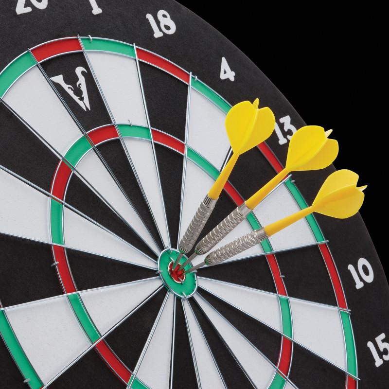 Viper Double Play Coiled Paper Fiber Dartboard with Darts - Image 3