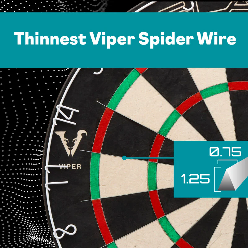 Viper Slash Sisal Dartboard WDF Accredited - Image 3