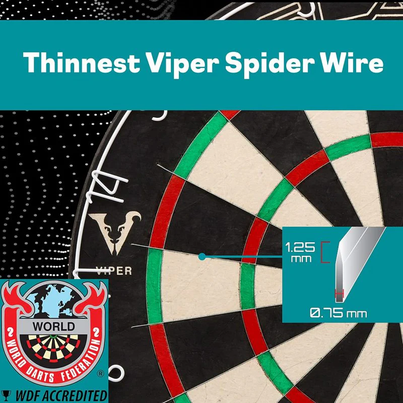 Viper Slash Sisal Dartboard WDF Accredited - Image 5