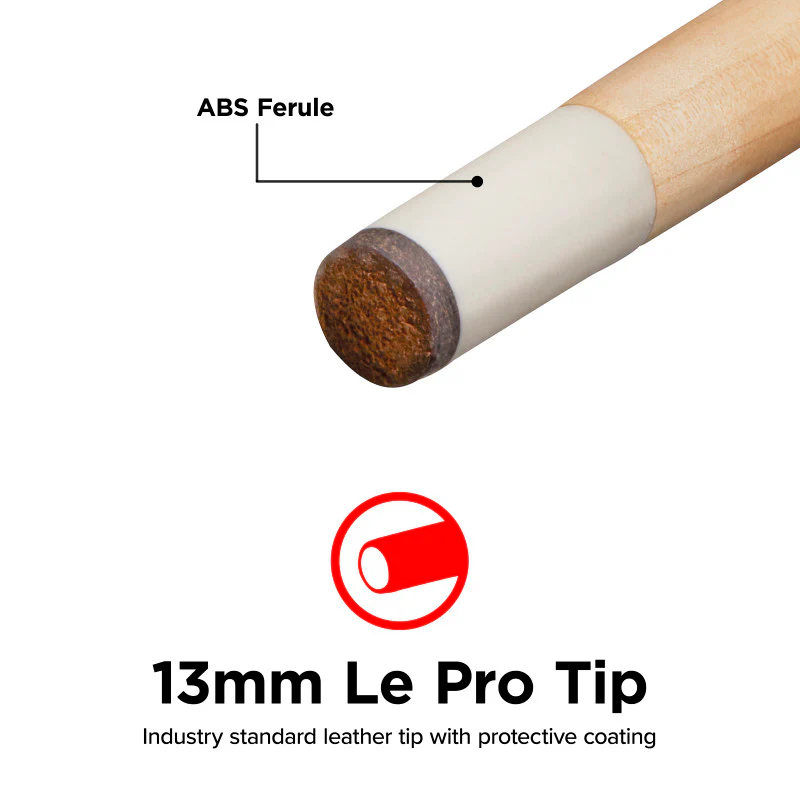 Viper One Piece 36" Maple Bar Billiard/Pool Cue Stick - Image 4