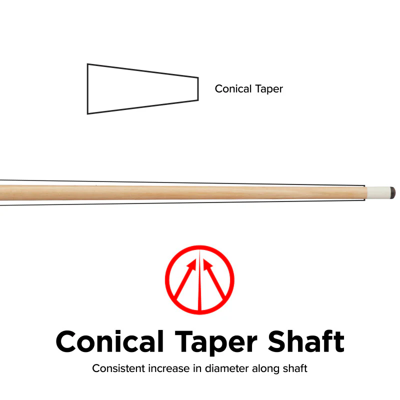 Viper One Piece 57" Maple Bar Billiard/Pool Cue Stick - Image 4