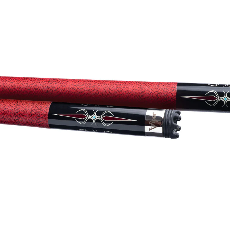 Viper Sinister Red and Black Wrap Billiard/Pool Cue Stick - Image 5