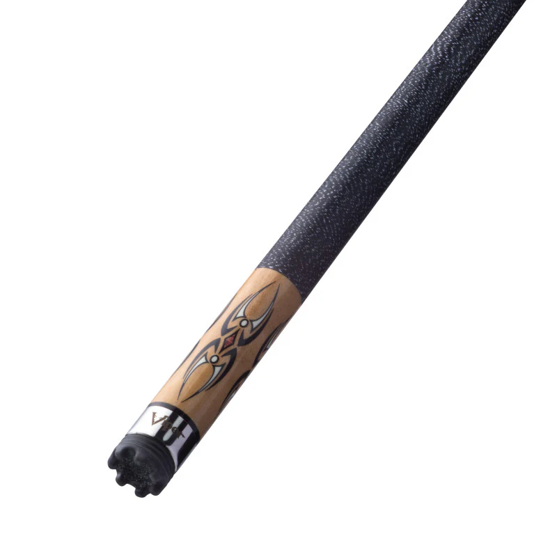 Viper Sinister Black and White Wrap with Brown Stain Billiard/Pool Cue Stick - Image 6