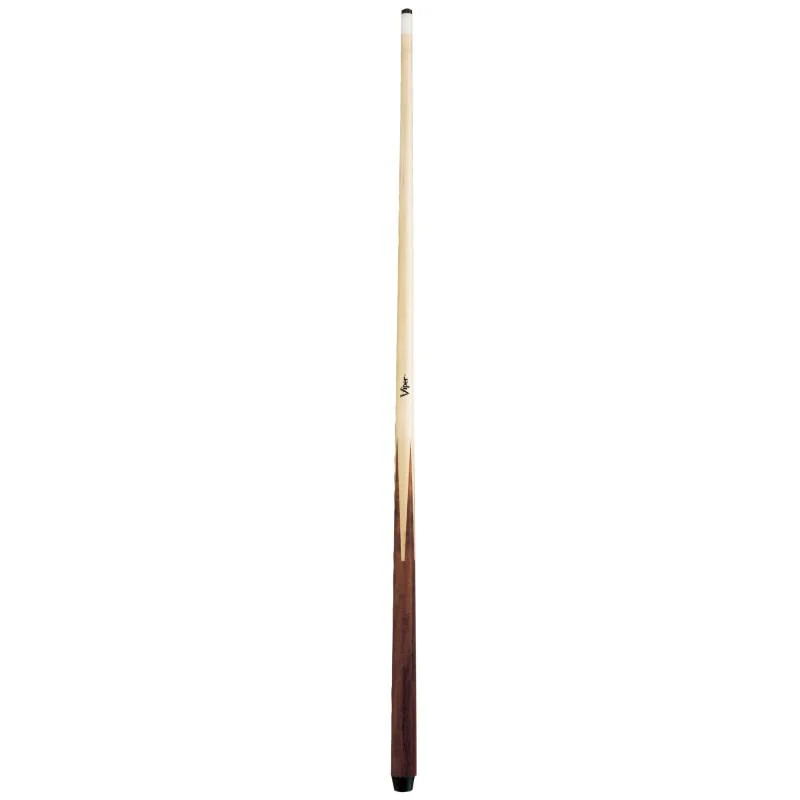 Viper One Piece 36" Maple Bar Cue 14 Ounce, Viper One Piece 57" Maple Bar Cue 19 Ounce, Viper One Piece 57" Maple Bar Cue 20 Ounce, and Fat Cat Oak 6 Cue 2-Piece Wall Cue Rack - Image 2