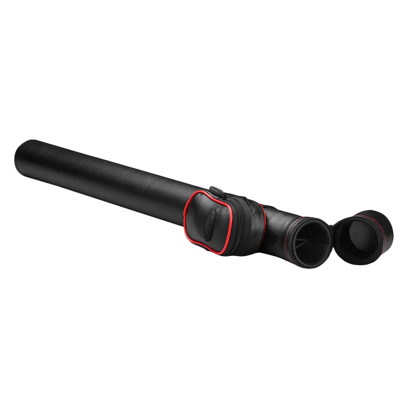 Casemaster Q-Vault Supreme Black with Red Trim Cue Case - Image 4