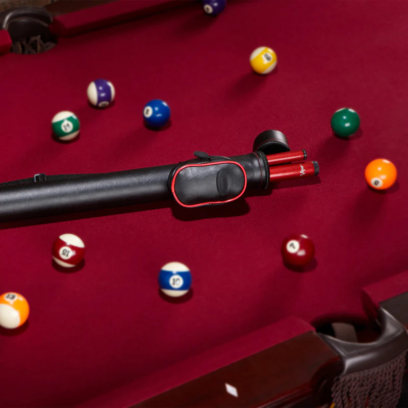 Casemaster Q-Vault Supreme Black with Red Trim Cue Case - Image 8