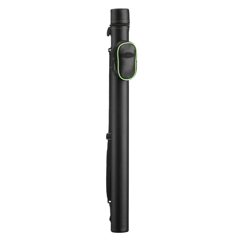 Casemaster Q-Vault Supreme Black with Green Trim Cue Case - Image 3