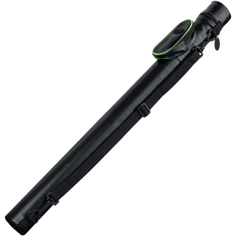 Casemaster Q-Vault Supreme Black with Green Trim Cue Case - Image 5