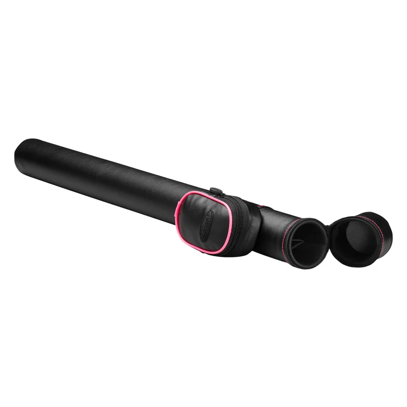 Casemaster Q-Vault Supreme Black with Pink Trim Cue Case - Image 4