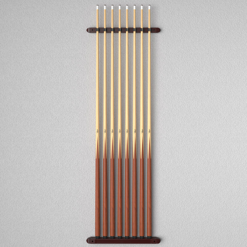 Fat Cat Mahogany 8 Cue 2-Piece Wall Cue Rack - Image 6