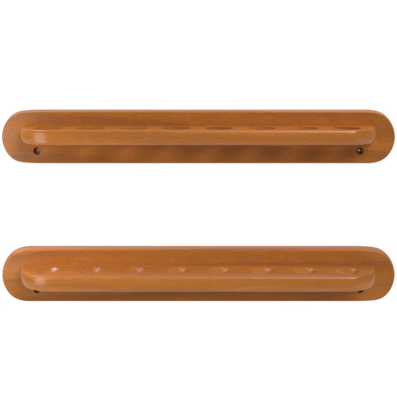 Viper Traditional Oak 8 Cue Wall Cue Rack - Image 3