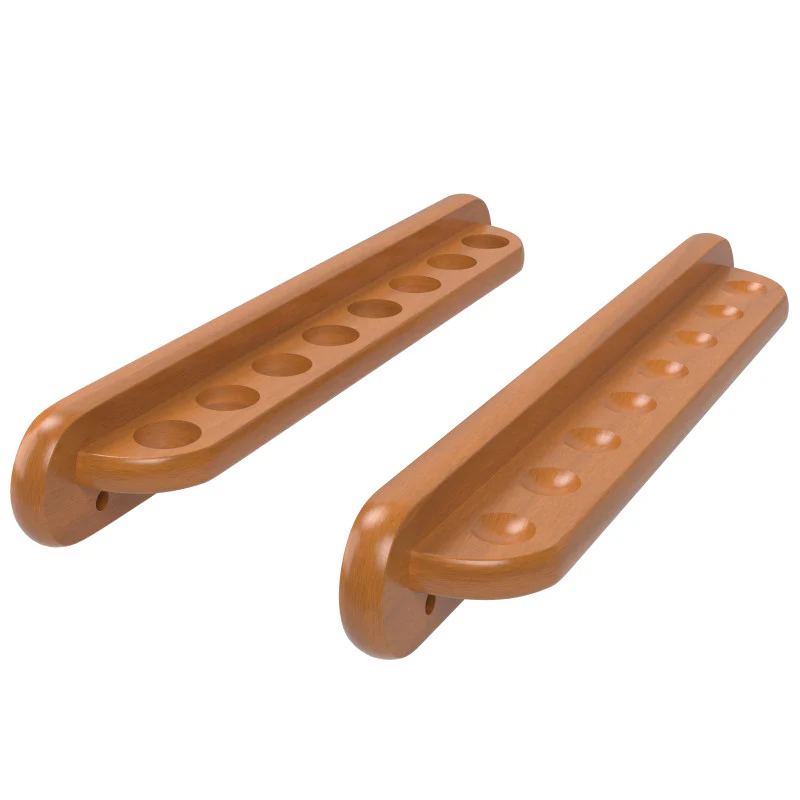 Viper Traditional Oak 8 Cue Wall Cue Rack - Image 4