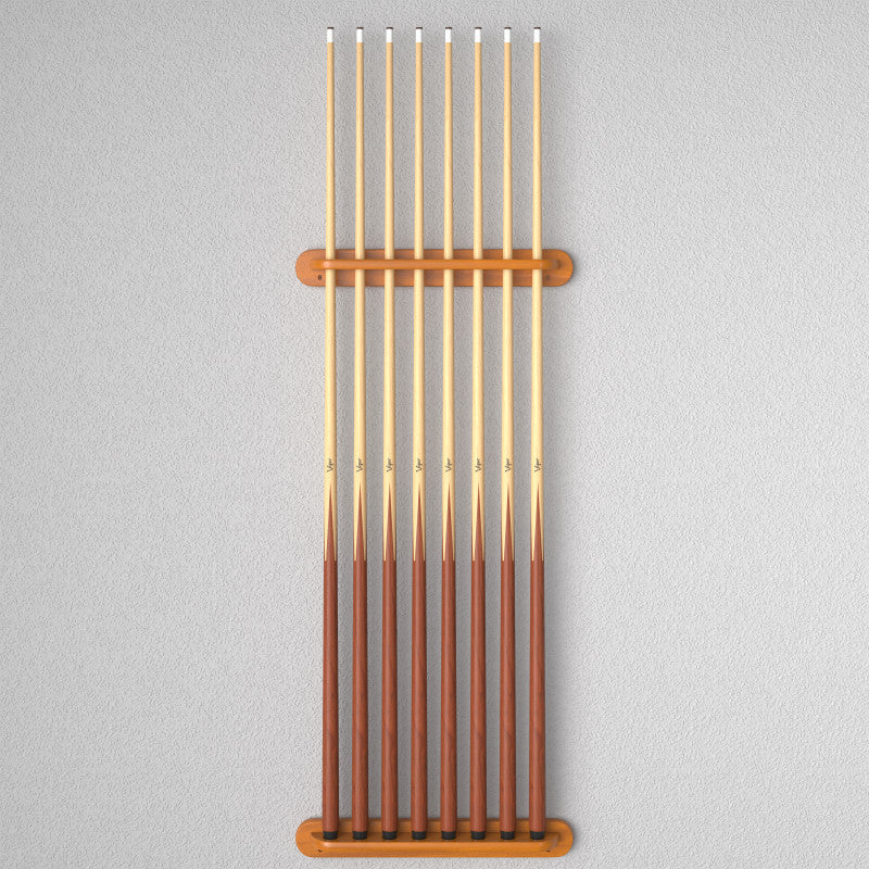 Viper Traditional Oak 8 Cue Wall Cue Rack - Image 6