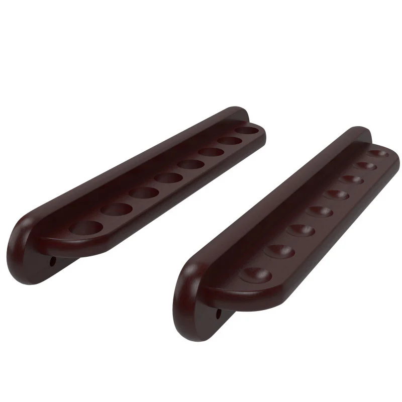 Viper Traditional Mahogany 8 Cue Wall Cue Rack - Image 4