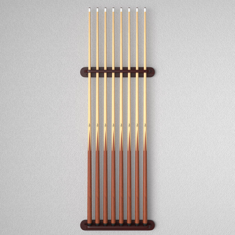 Viper Traditional Mahogany 8 Cue Wall Cue Rack - Image 7