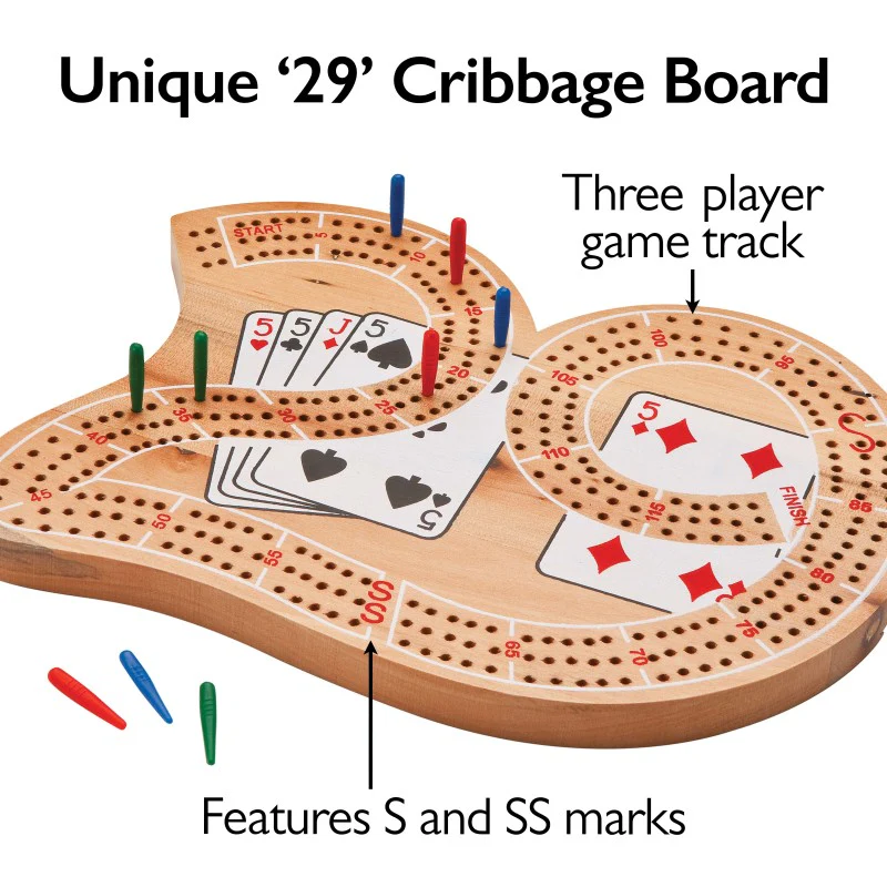 Mainstreet Classics Wooden "29" Cribbage Board - Image 4