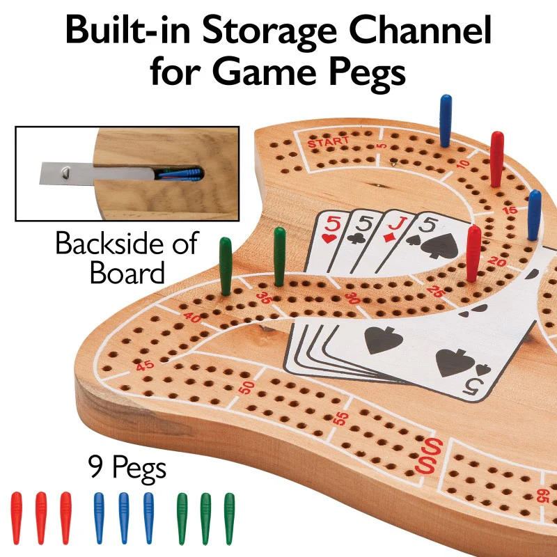 Mainstreet Classics Wooden "29" Cribbage Board - Image 5