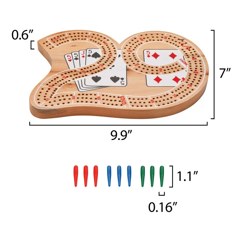 Mainstreet Classics Wooden "29" Cribbage Board - Image 6