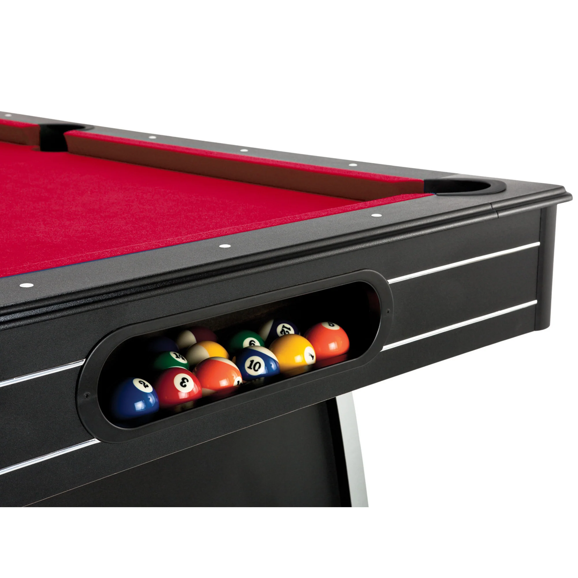 Fat Cat Tucson 7' Pool Table with Red Playing Surface - Image 3