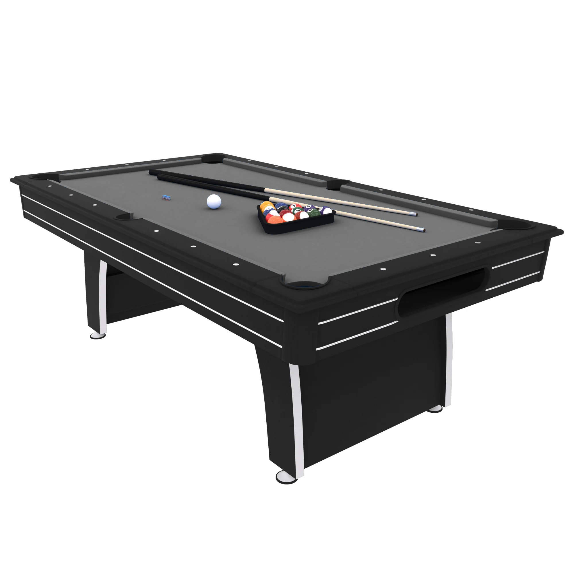 Fat Cat Tucson 7' Pool Table with Grey Playing Surface - Image 4