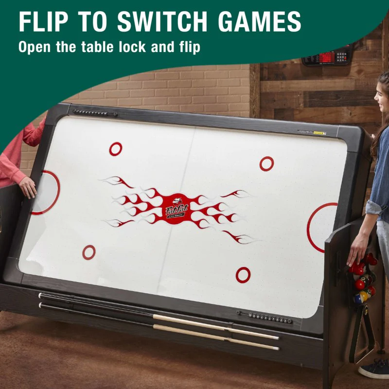Fat Cat Original 3-in-1 Green 7' Pockey™ Multi-Game Table - Image 10