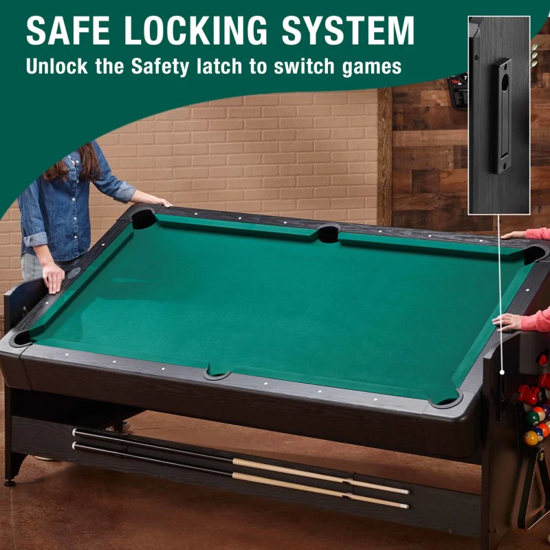 Fat Cat Original 3-in-1 Green 7' Pockey™ Multi-Game Table - Image 16