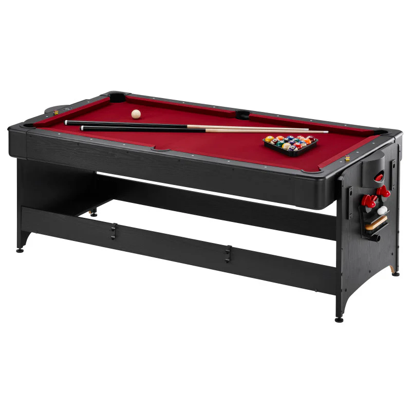 Fat Cat Original 3-in-1 Burgundy 7' Pockey™ Multi-Game Table - Image 21