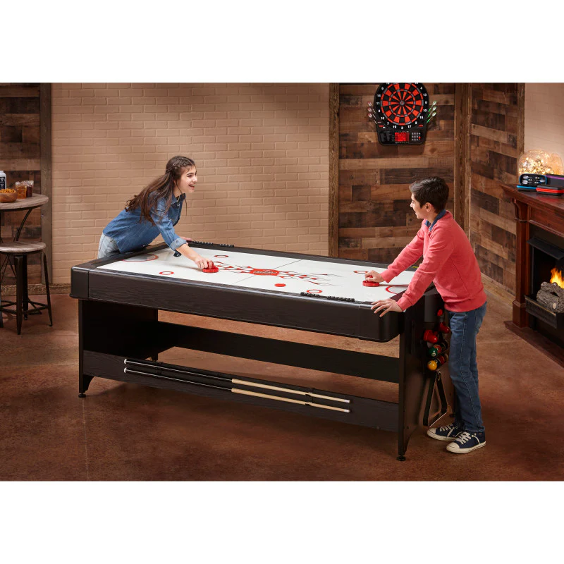 Fat Cat Original 3-in-1 Tan 7' Pockey™ Multi-Game Table - Image 18
