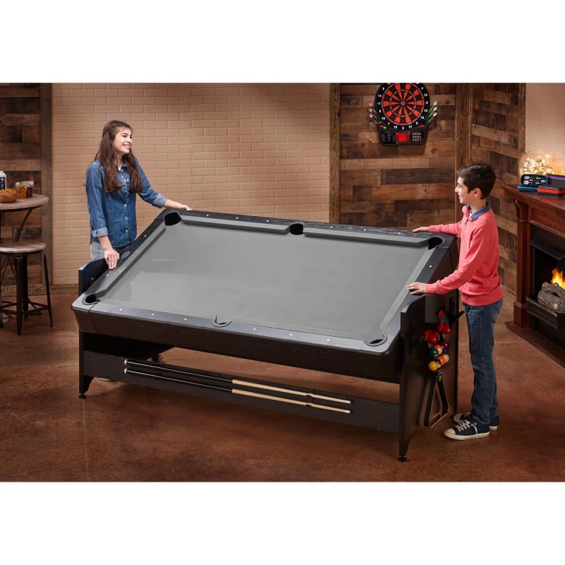 Fat Cat Original 3-in-1 Grey 7' Pockey™ Multi-Game Table - Image 3
