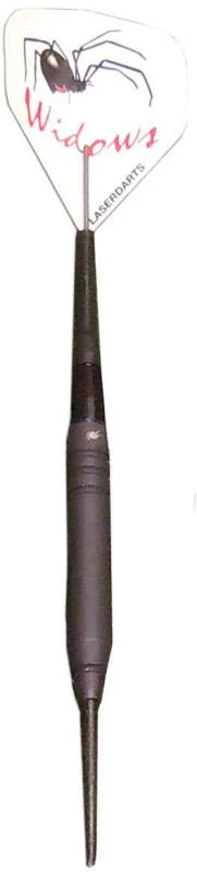 Laserdarts Black Widows 90% Tungsten Steel Tip Darts Smooth Barrel 20 Grams - Image 2