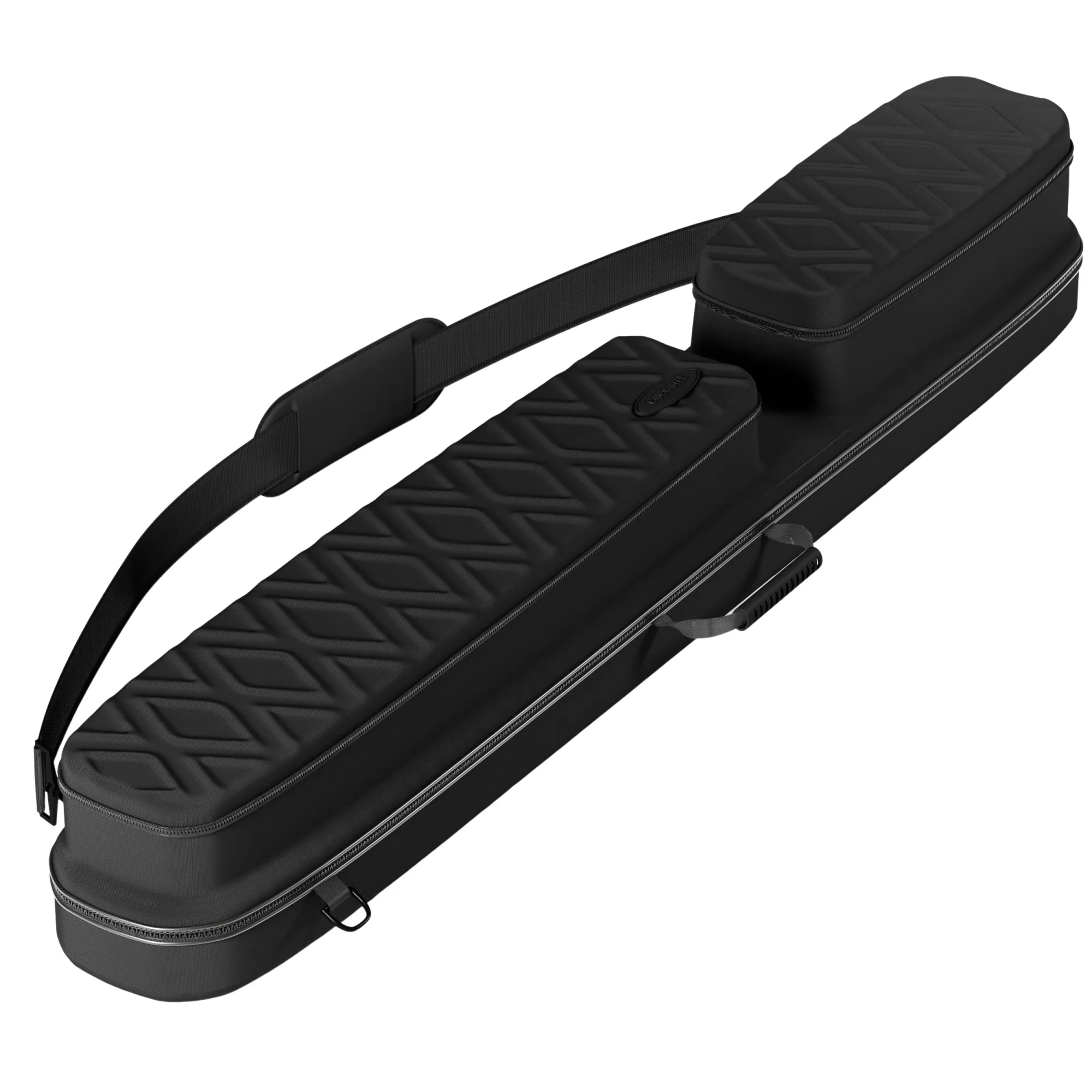 Casemaster Parallax Diamond Billiard Cue Case (Pool Stick Case) | Black - Image 3