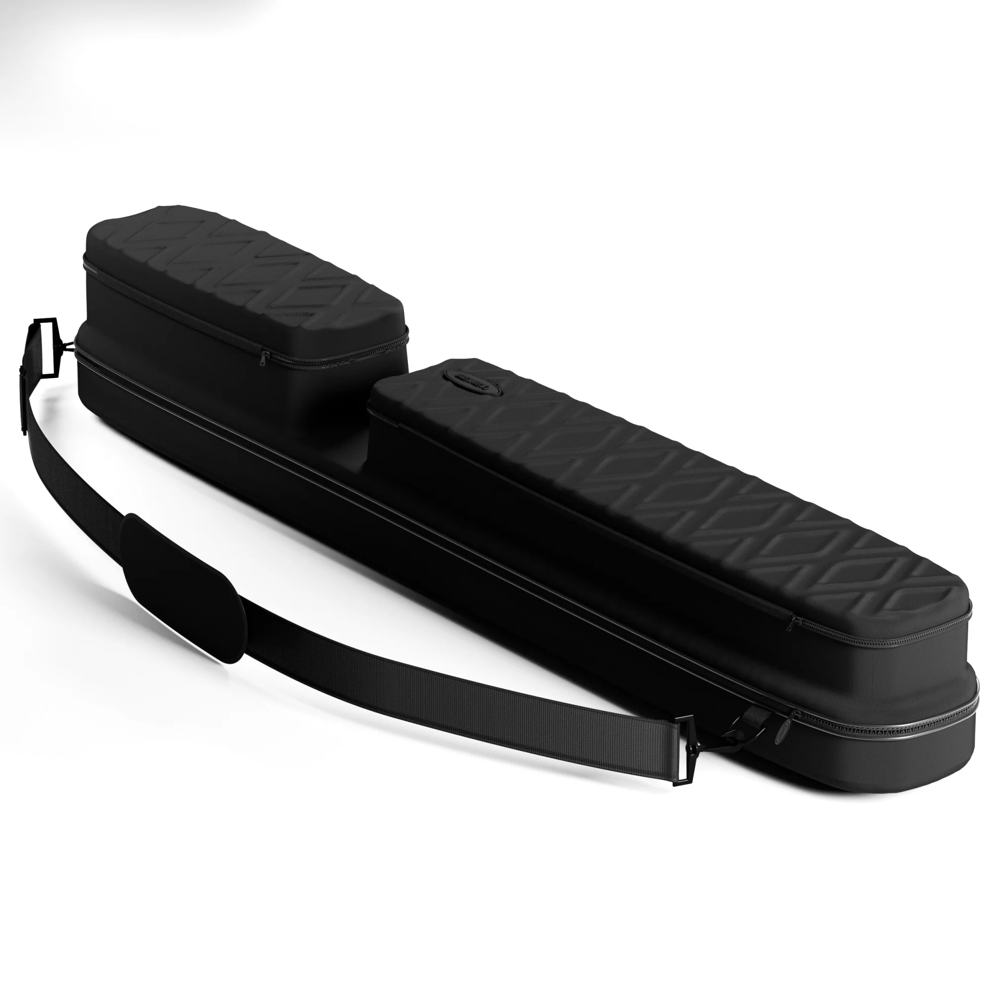 Casemaster Parallax Diamond Billiard Cue Case (Pool Stick Case) | Black - Image 4