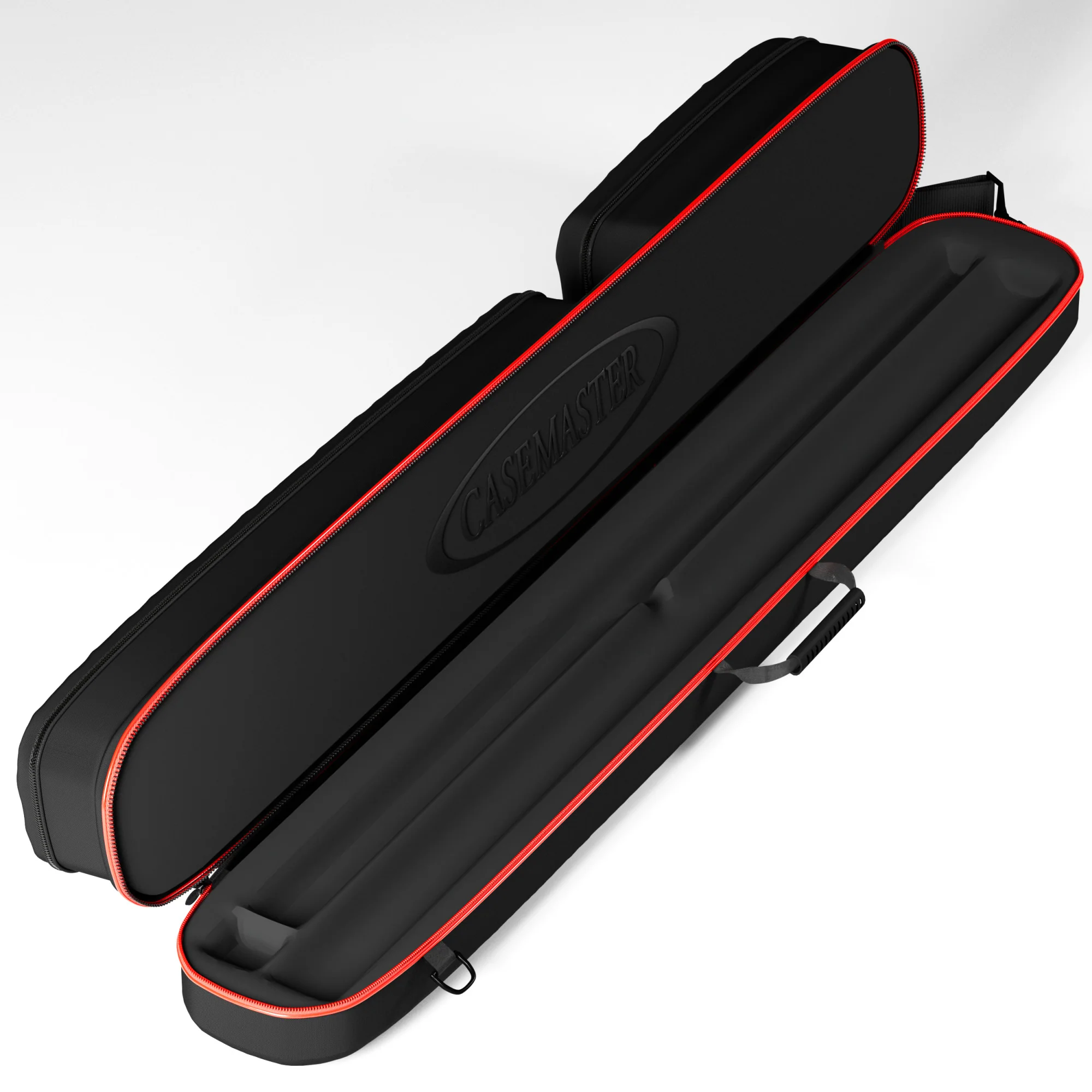 Casemaster Parallax Diamond Billiard Cue Case (Pool Stick Case) | Red - Image 4