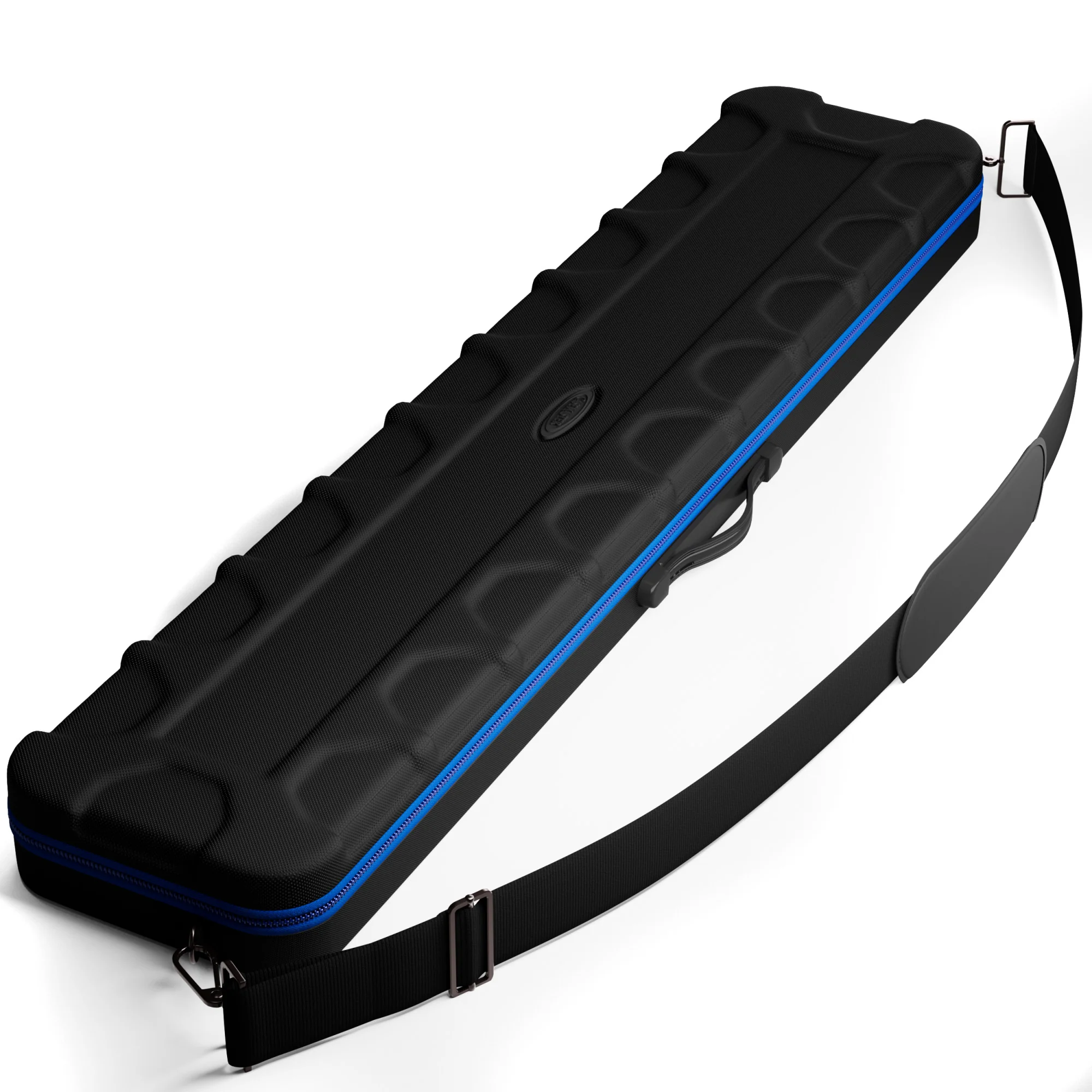 Casemaster Parallax Guard Billiard Cue Case (Pool Stick Case) | Blue - Image 2