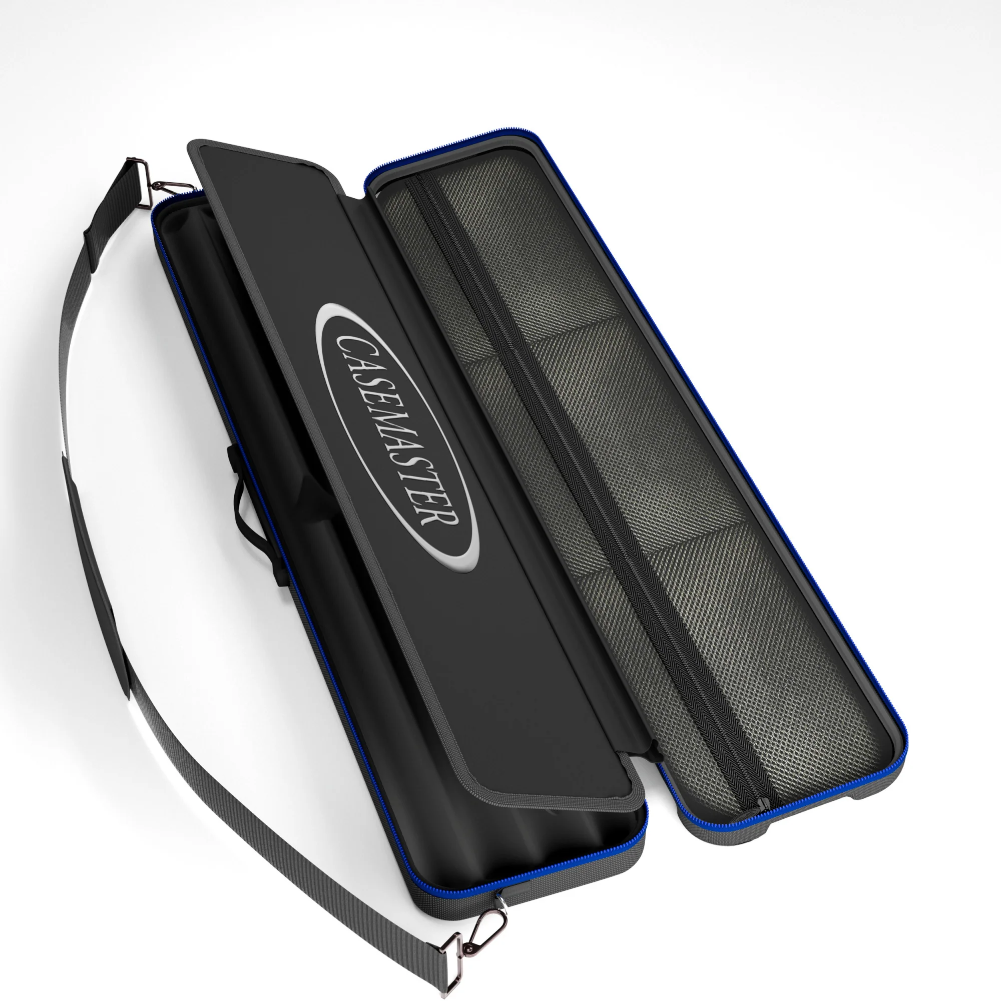 Casemaster Parallax Guard Billiard Cue Case (Pool Stick Case) | Blue - Image 4