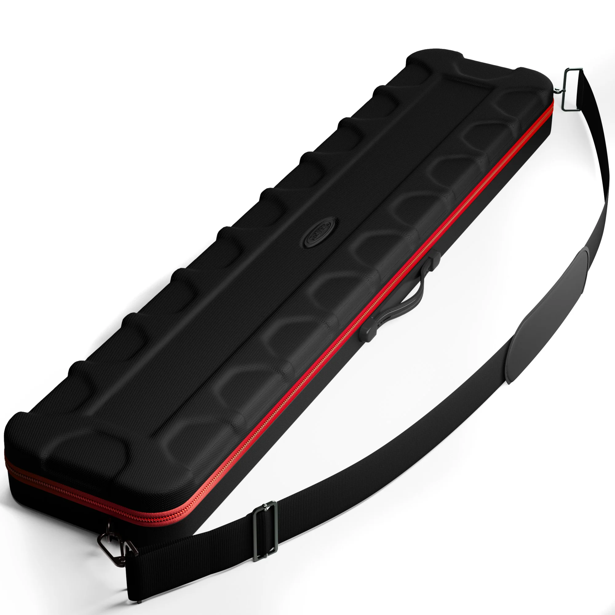 Casemaster Parallax Guard Billiard Cue Case (Pool Stick Case) | Red - Image 2