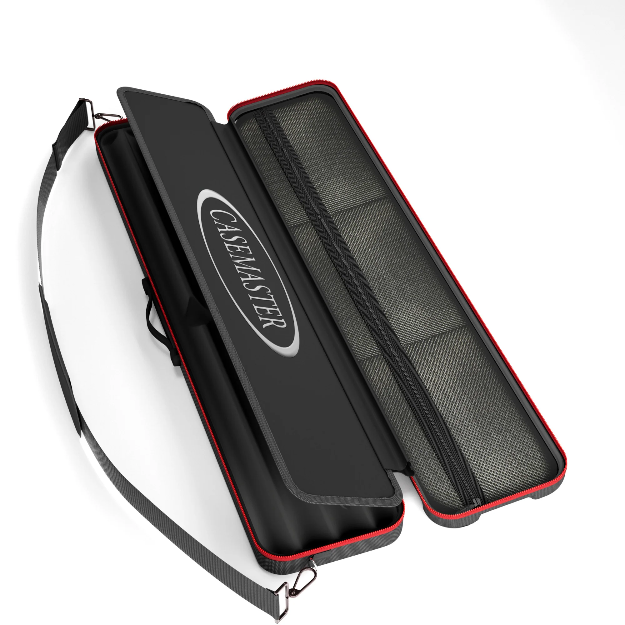 Casemaster Parallax Guard Billiard Cue Case (Pool Stick Case) | Red - Image 5