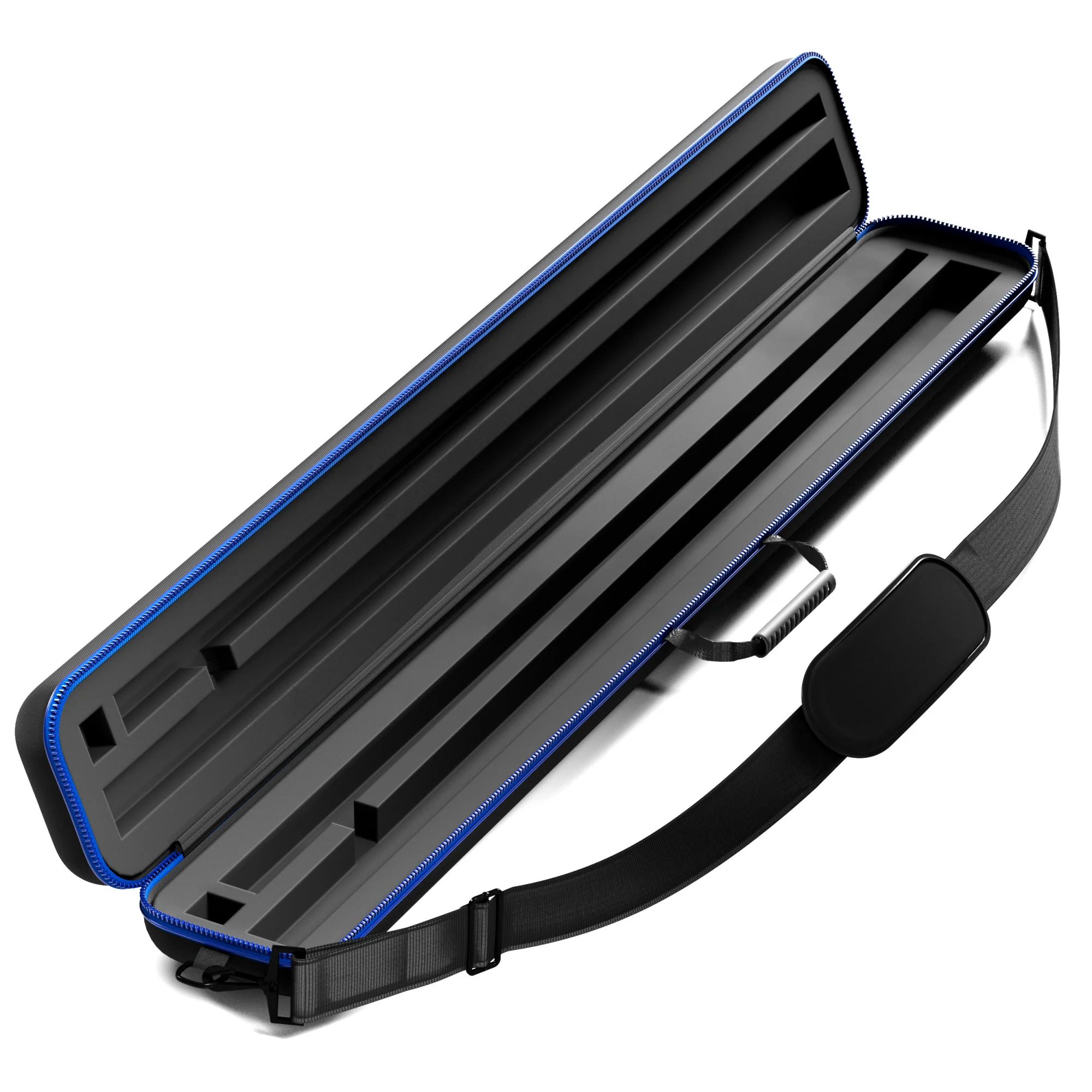 Casemaster Parallax Pro Billiard Cue Case (Pool Stick Case) | Blue - Image 2