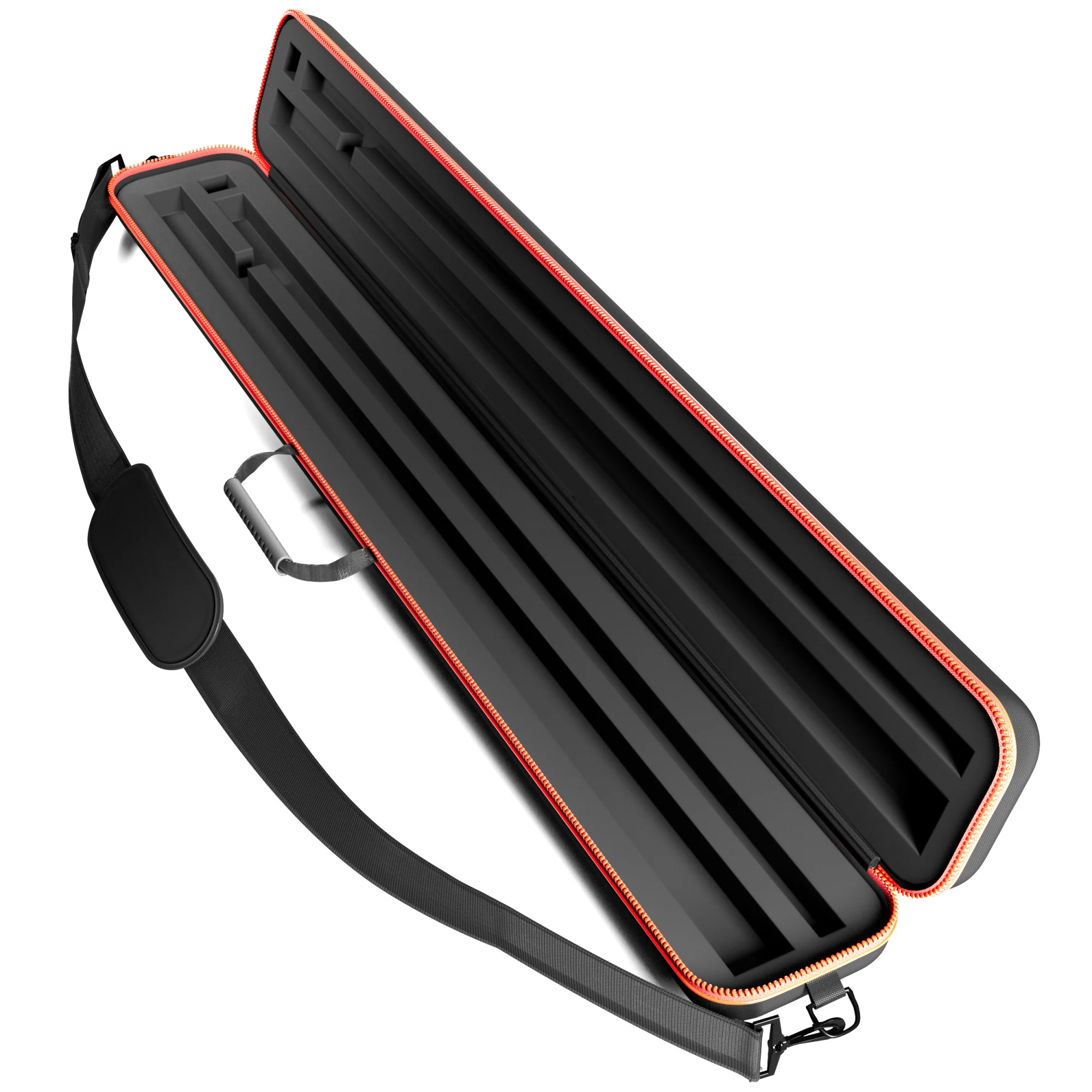 Casemaster Parallax Pro Billiard Cue Case (Pool Stick Case) | Red - Image 3