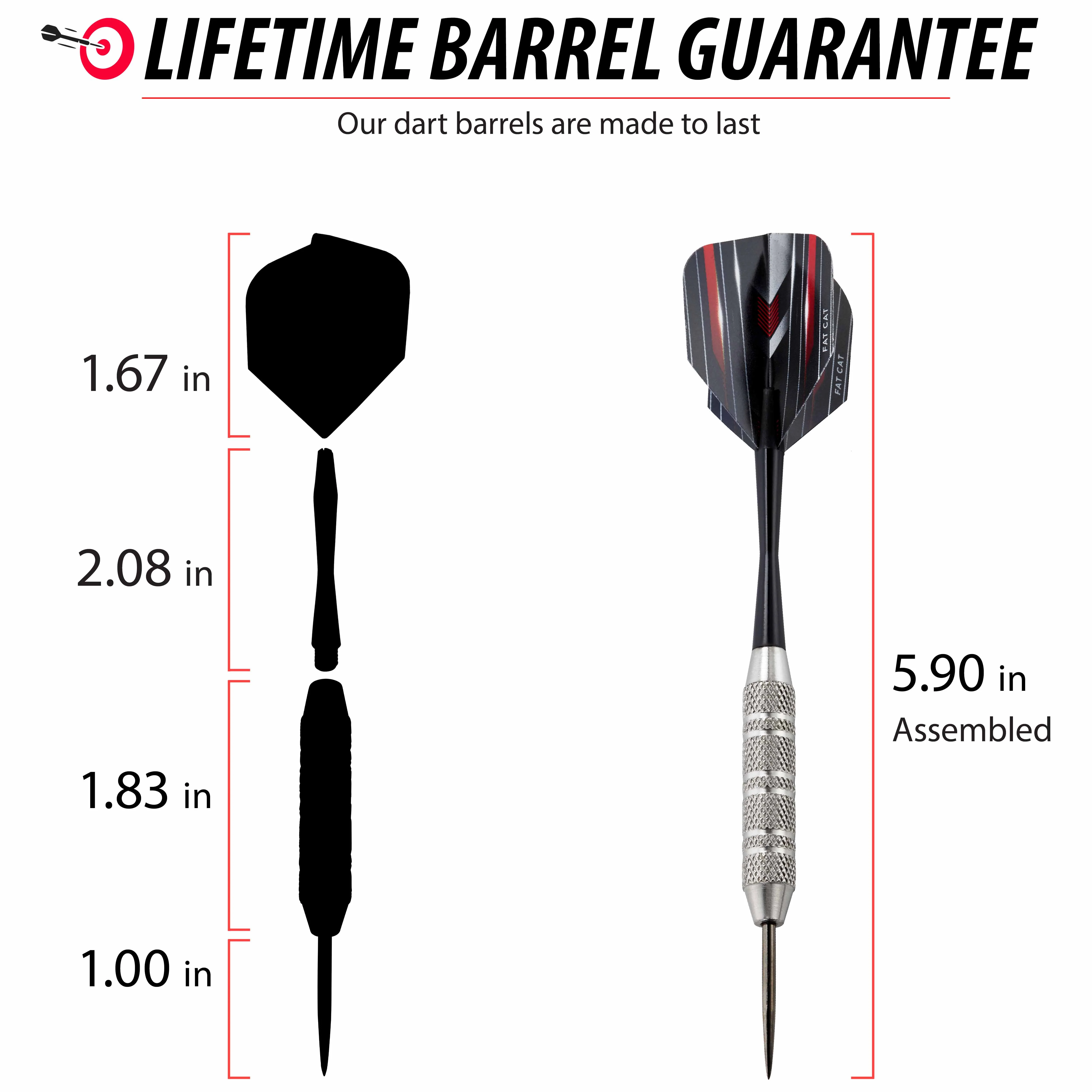 Fat Cat 24 Darts in a Jar Soft Tip 16 Grams - Image 8