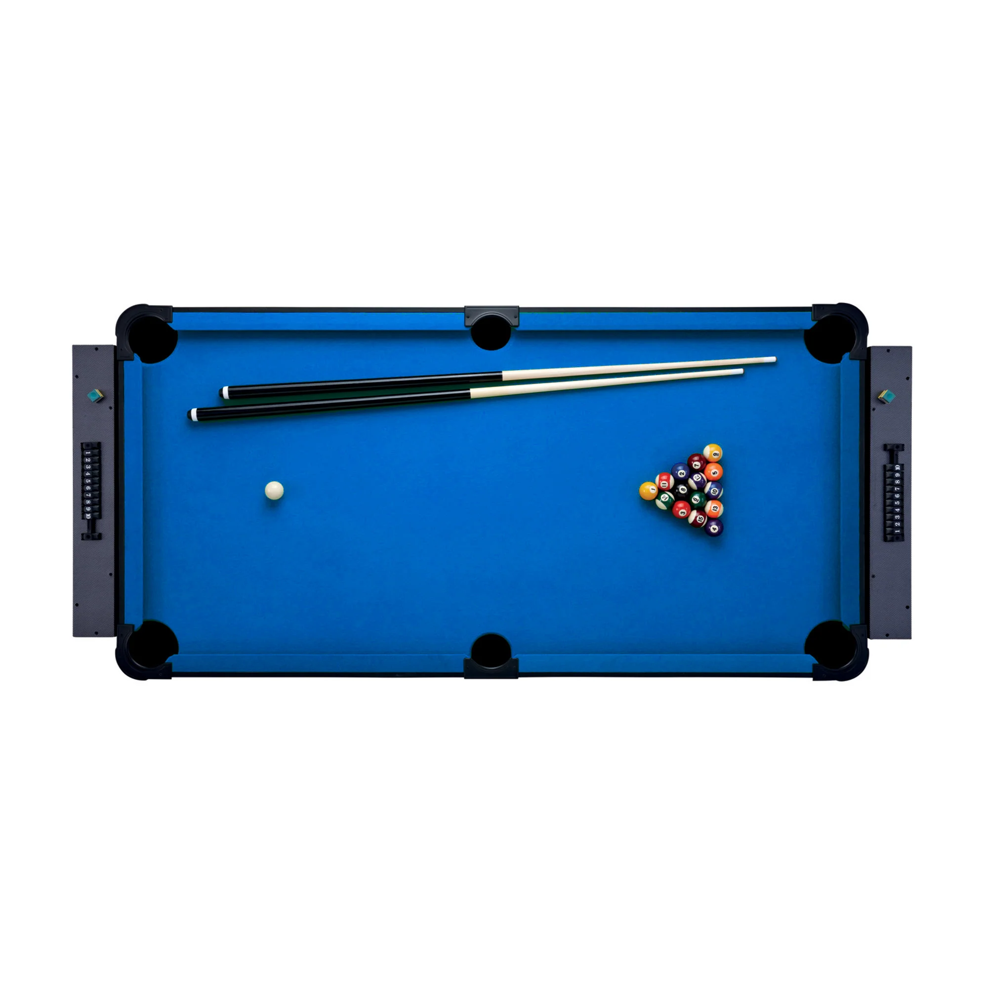 Fat Cat 3-in-1 6' Flip Multi-Game Table Blue Top - Image 12