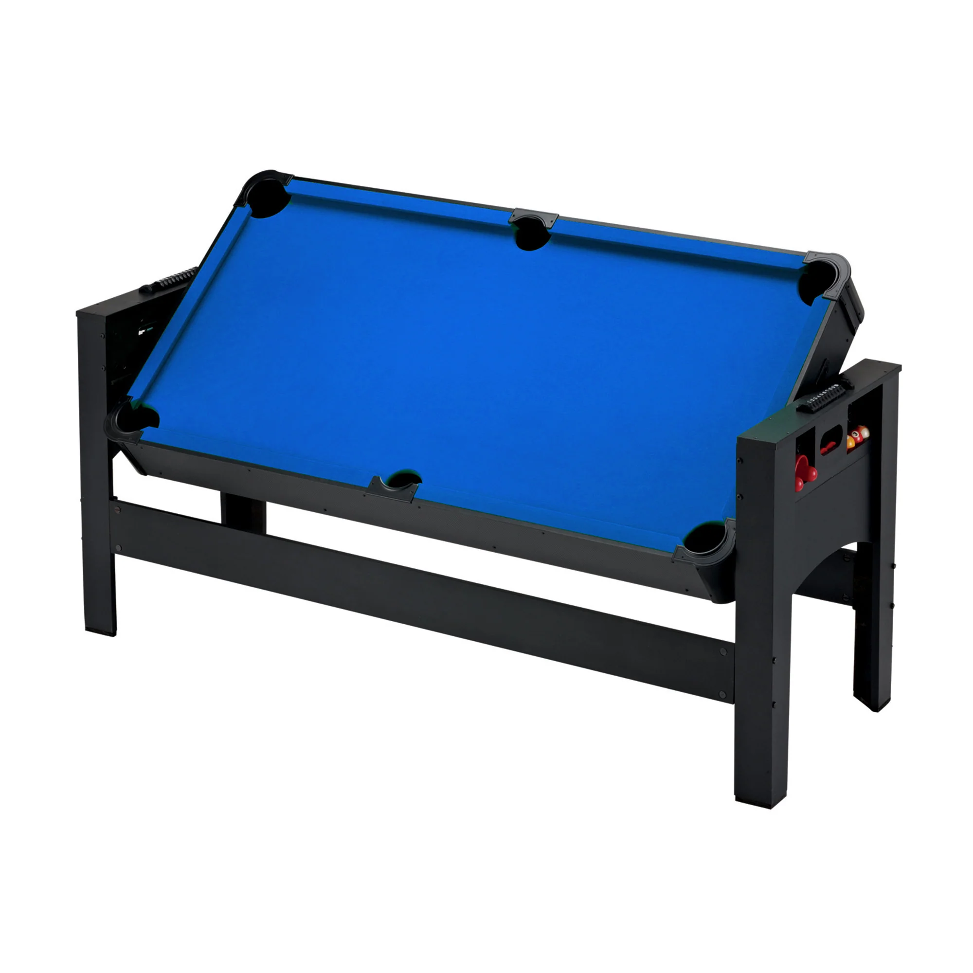 Fat Cat 3-in-1 6' Flip Multi-Game Table Blue Top - Image 14