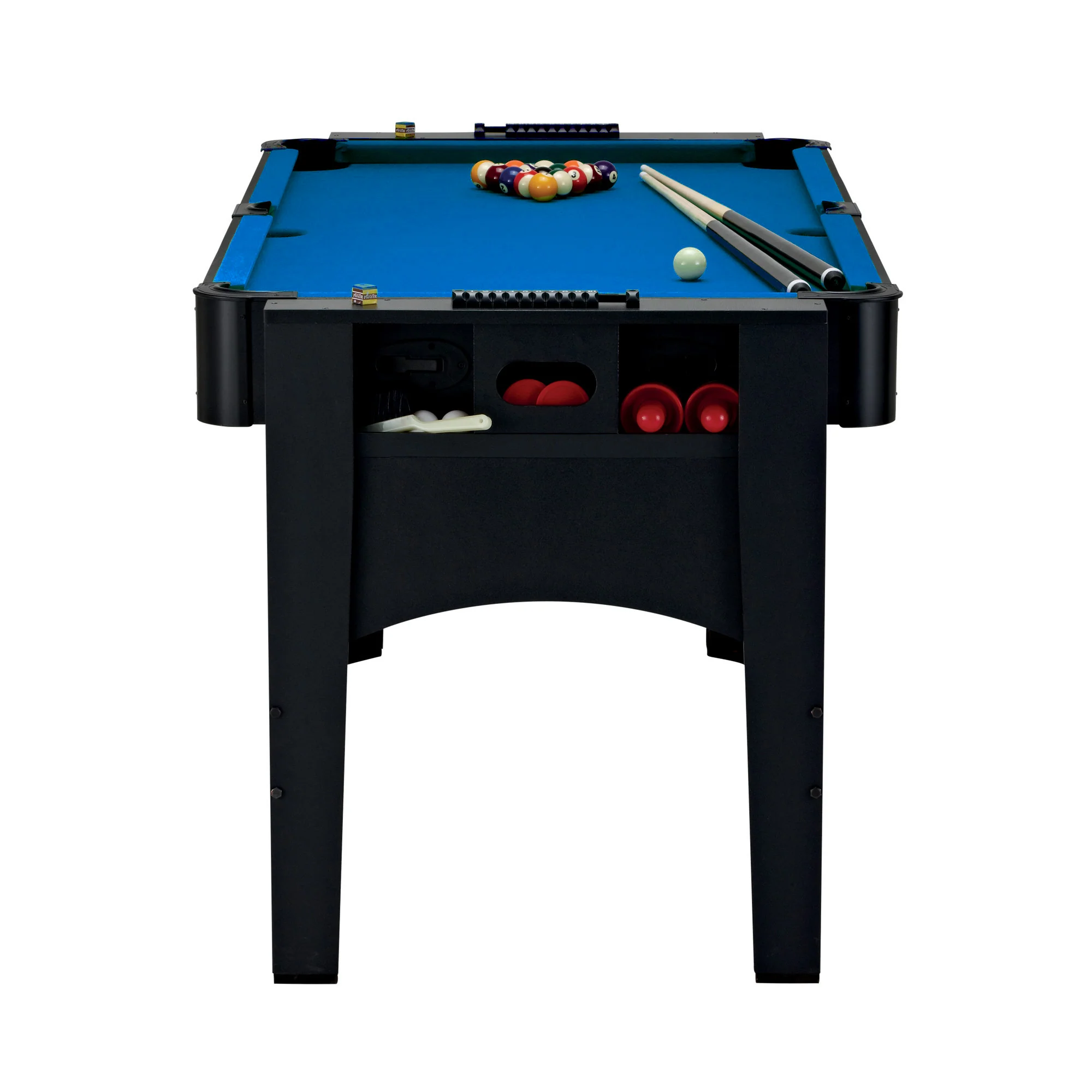 Fat Cat 3-in-1 6' Flip Multi-Game Table Blue Top - Image 15