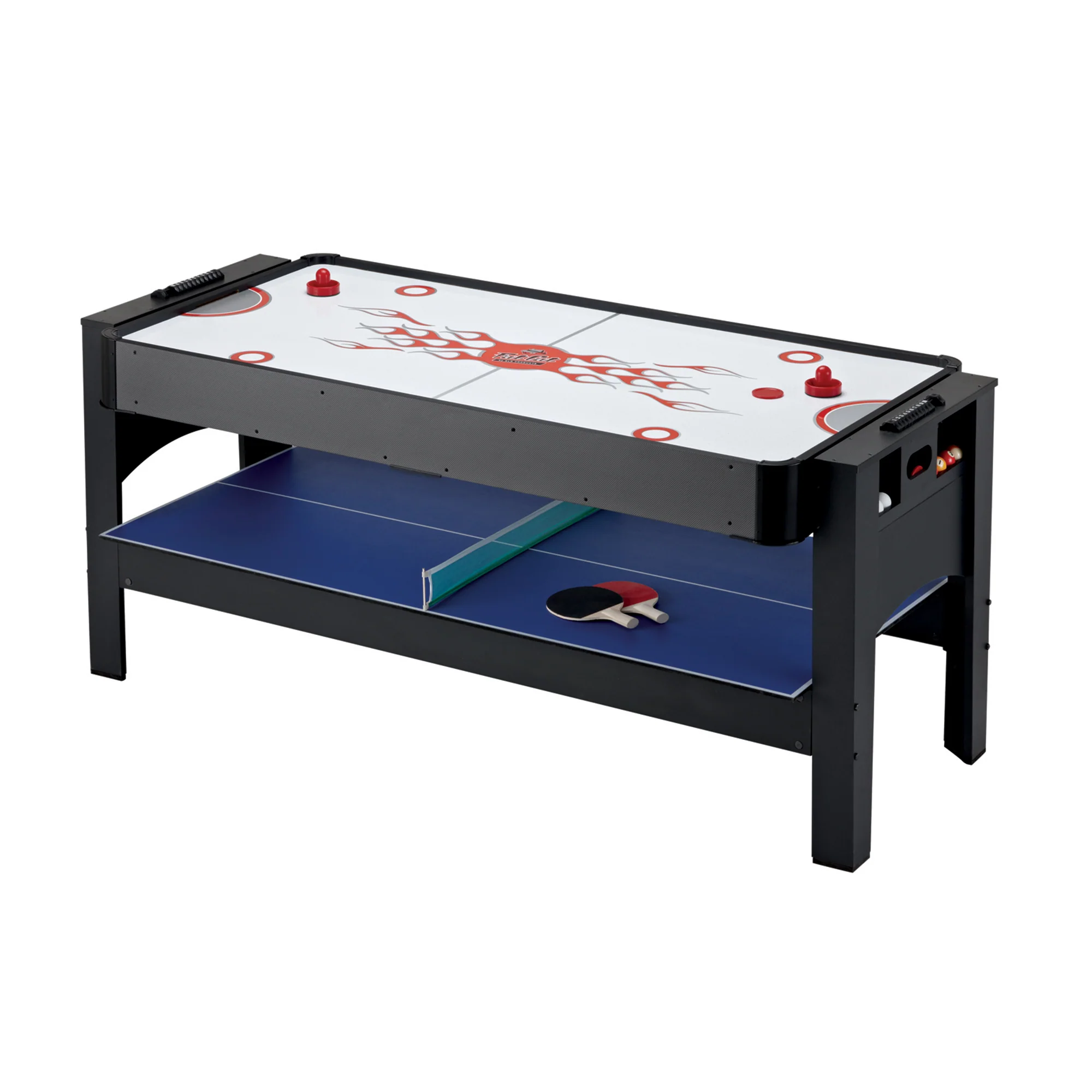 Fat Cat 3-in-1 6' Flip Multi-Game Table Blue Top - Image 2