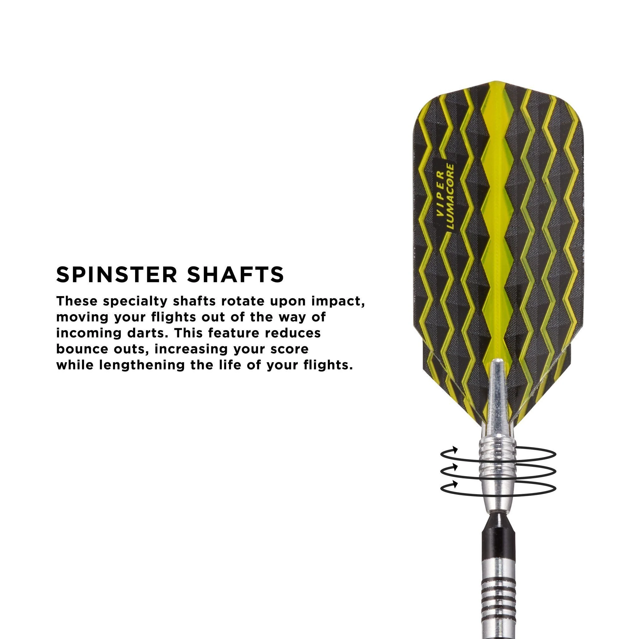 [OPEN BOX]  Viper The Freak Darts Soft Tip Darts Knurled and Shark Fin Barrel - Image 4
